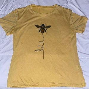 Let it 🐝 yellow tee